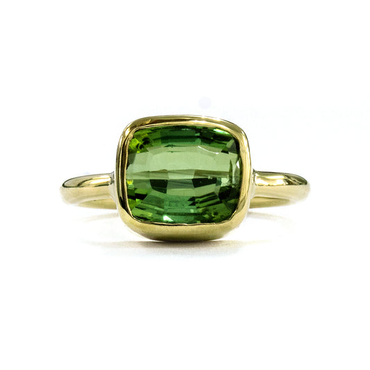 K10イエローゴールドトルマリンリング