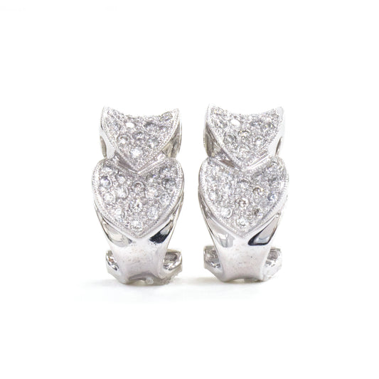 K18ホワイトゴールドイヤリング