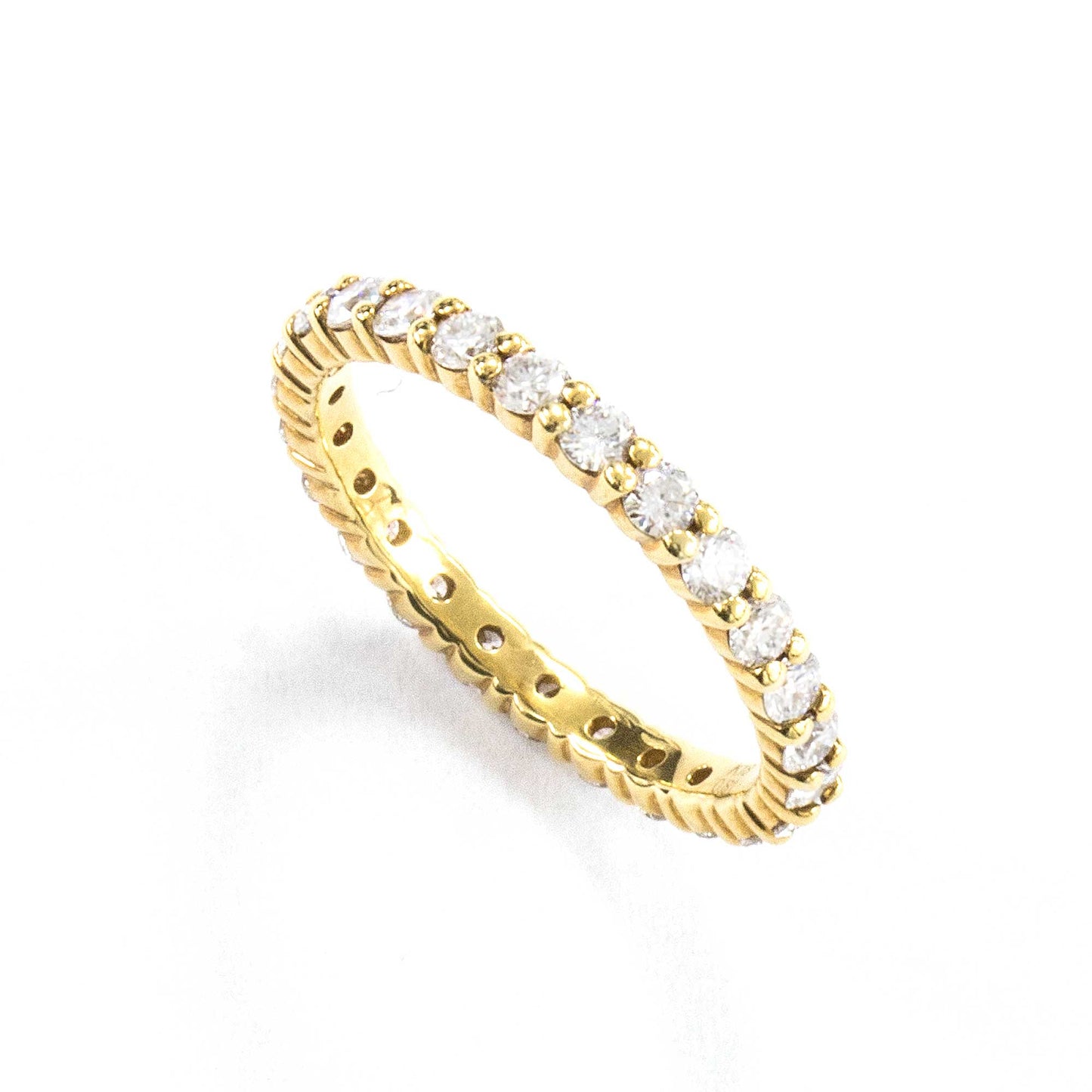 K18イエローゴールドダイヤモンドフルエタニティーリング