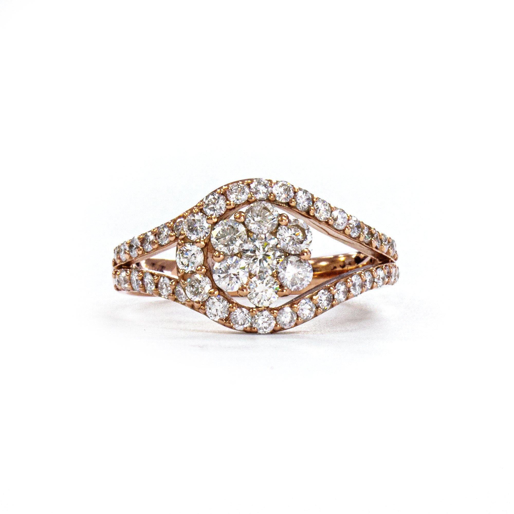 K18ピンクゴールドダイヤモンドリング – Re:jewelry（リジュエリー）