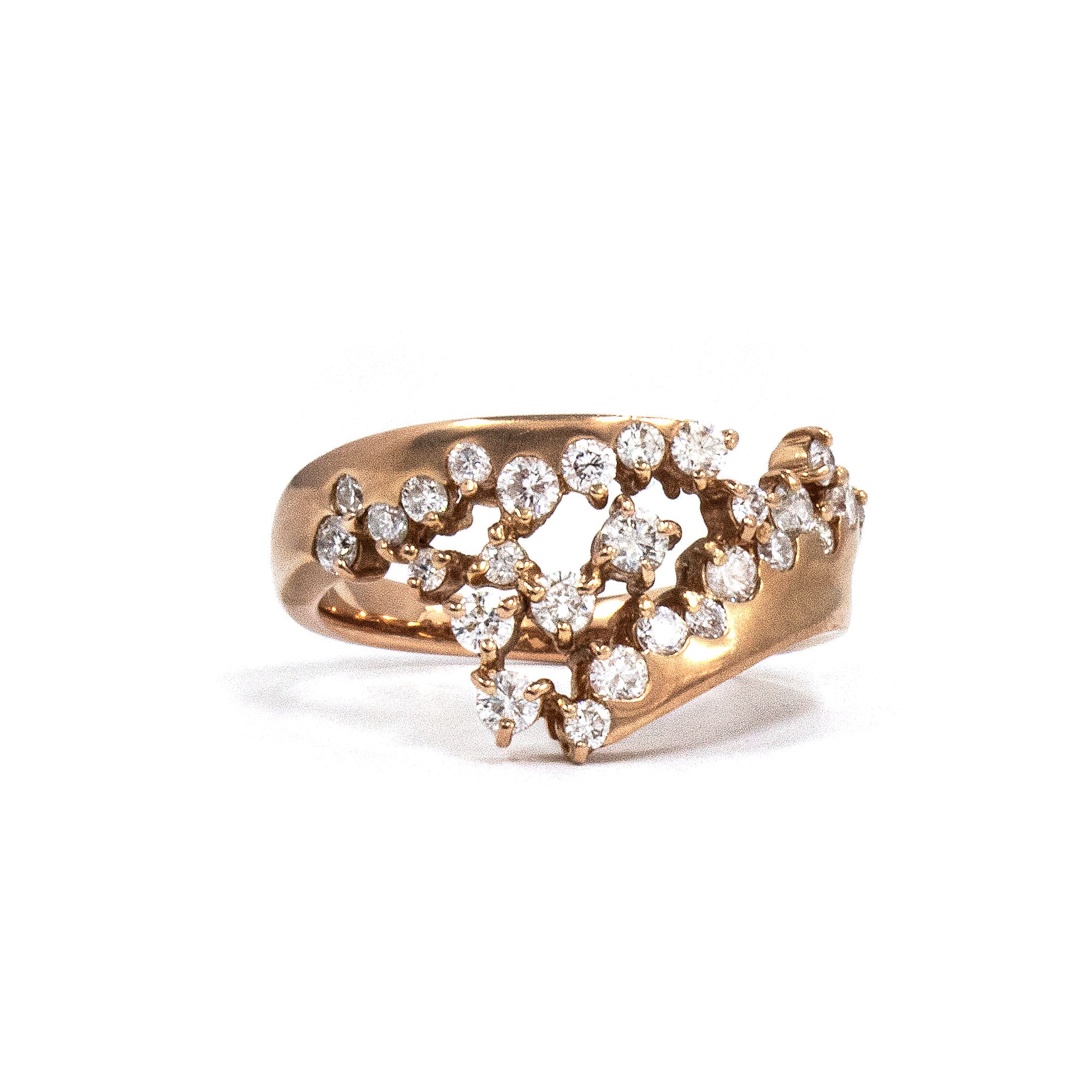 K18ピンクゴールドダイヤモンドリング – Re:jewelry（リジュエリー）