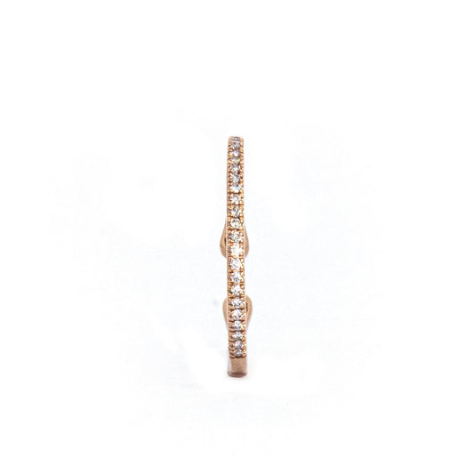 K18ピンクゴールドダイヤモンドイヤカフ