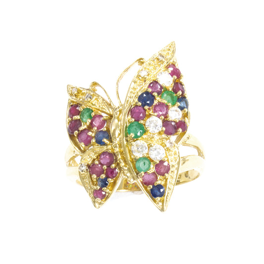 K18イエローゴールドマルチリング