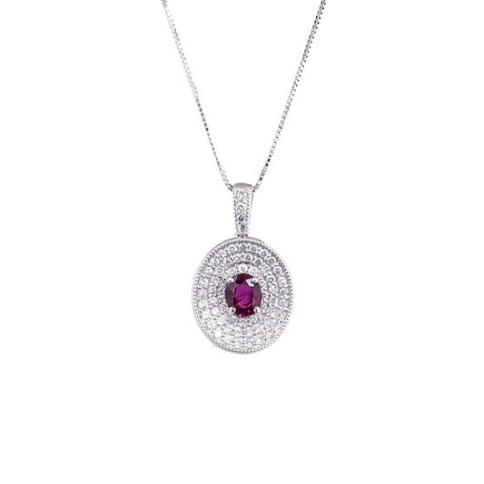 プラチナタイ産ルビーペンダント