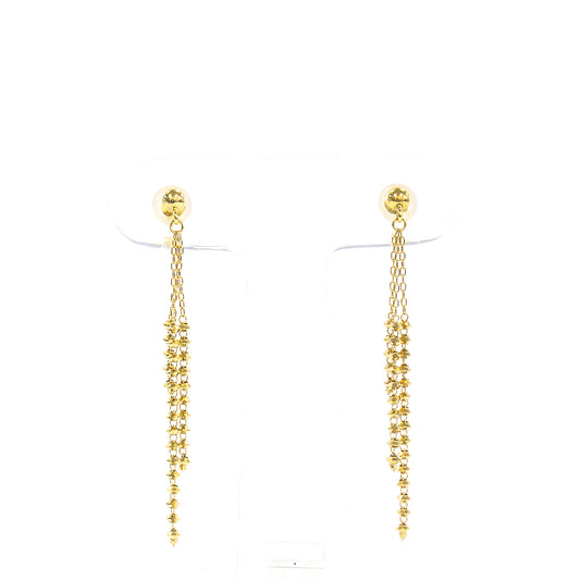 K18イエローゴールドピアス