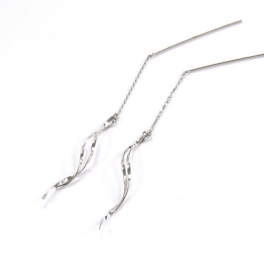 K18ホワイトゴールドピアス