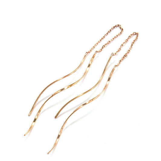 K10ピンクゴールドピアス