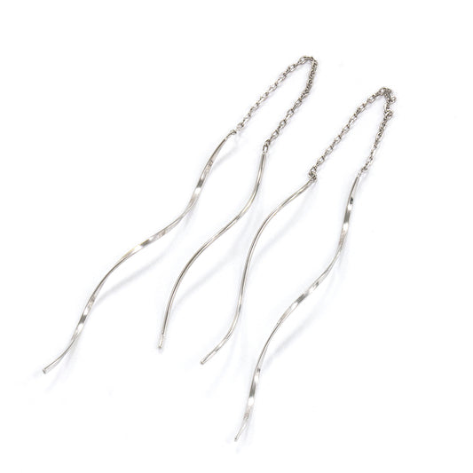 K10ホワイトゴールドピアス