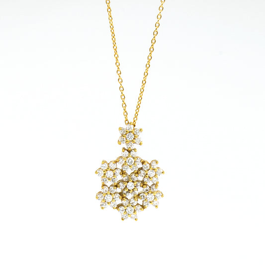 K18ダイヤモンドペンダント