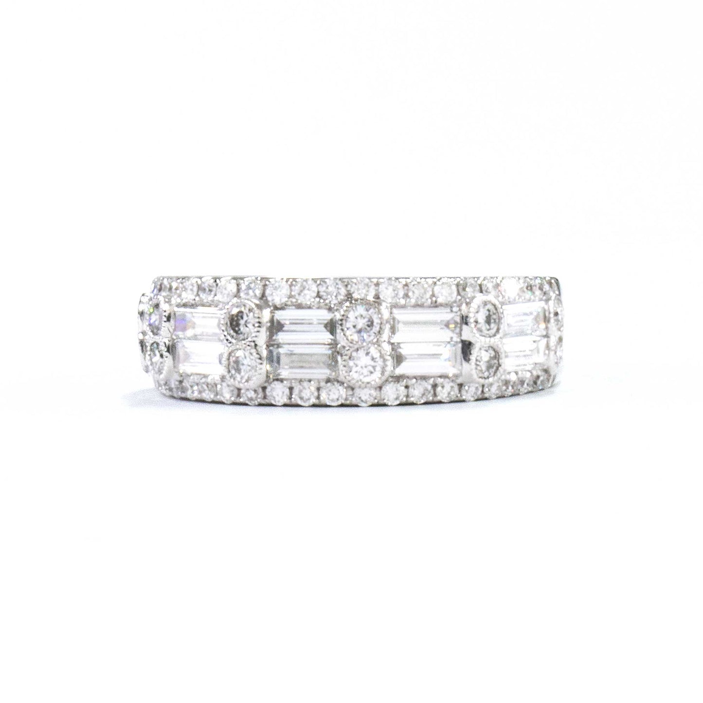 K14ホワイトゴールドダイヤモンドリング – Re:jewelry（リジュエリー）