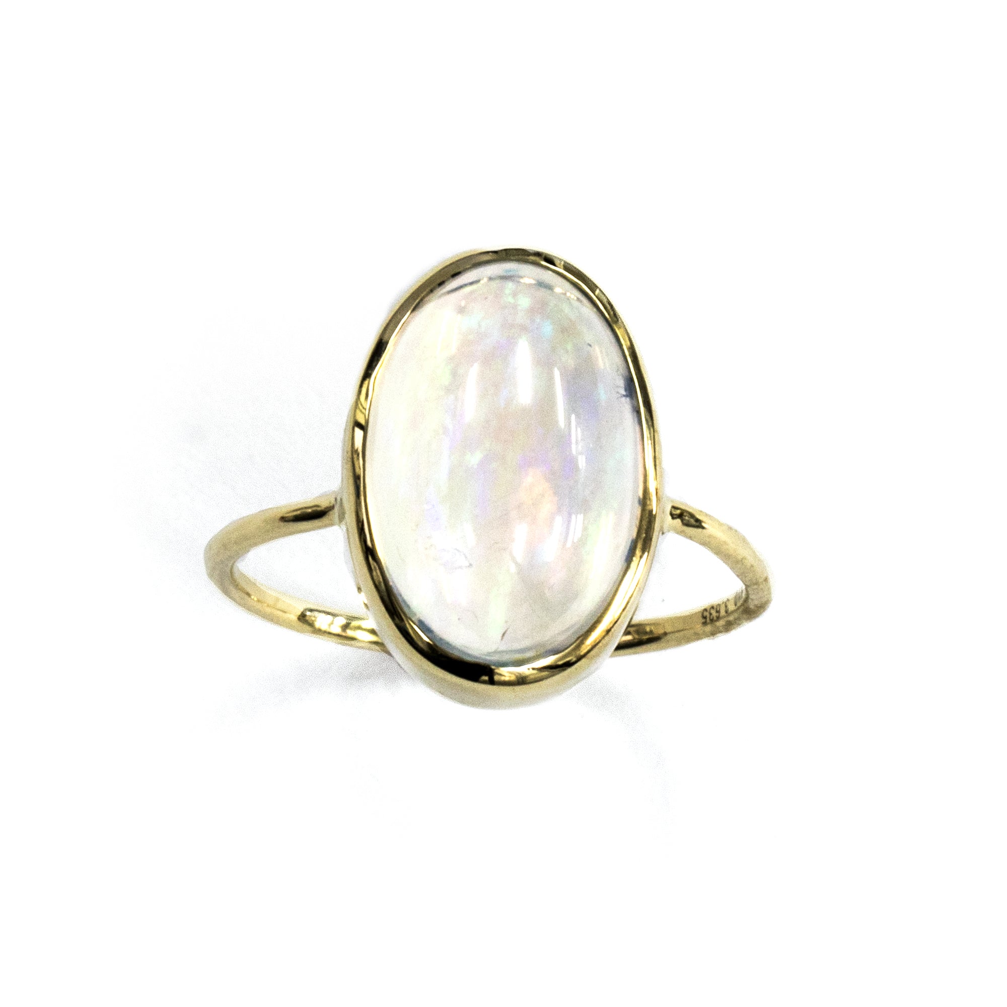 ♡美品·メレダイヤ天然石オパールリング19号ヴィンテージジュエリーリング指輪♡ RE6943-1_13cb0986-0ede-444f-
