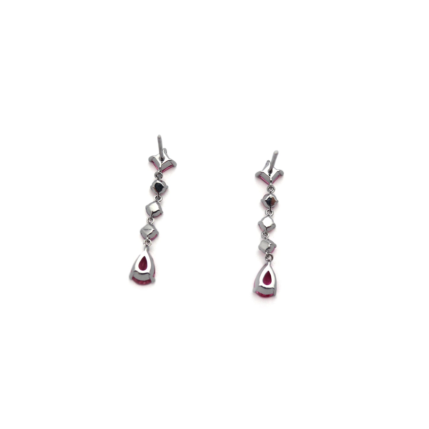 プラチナスピネルピアス