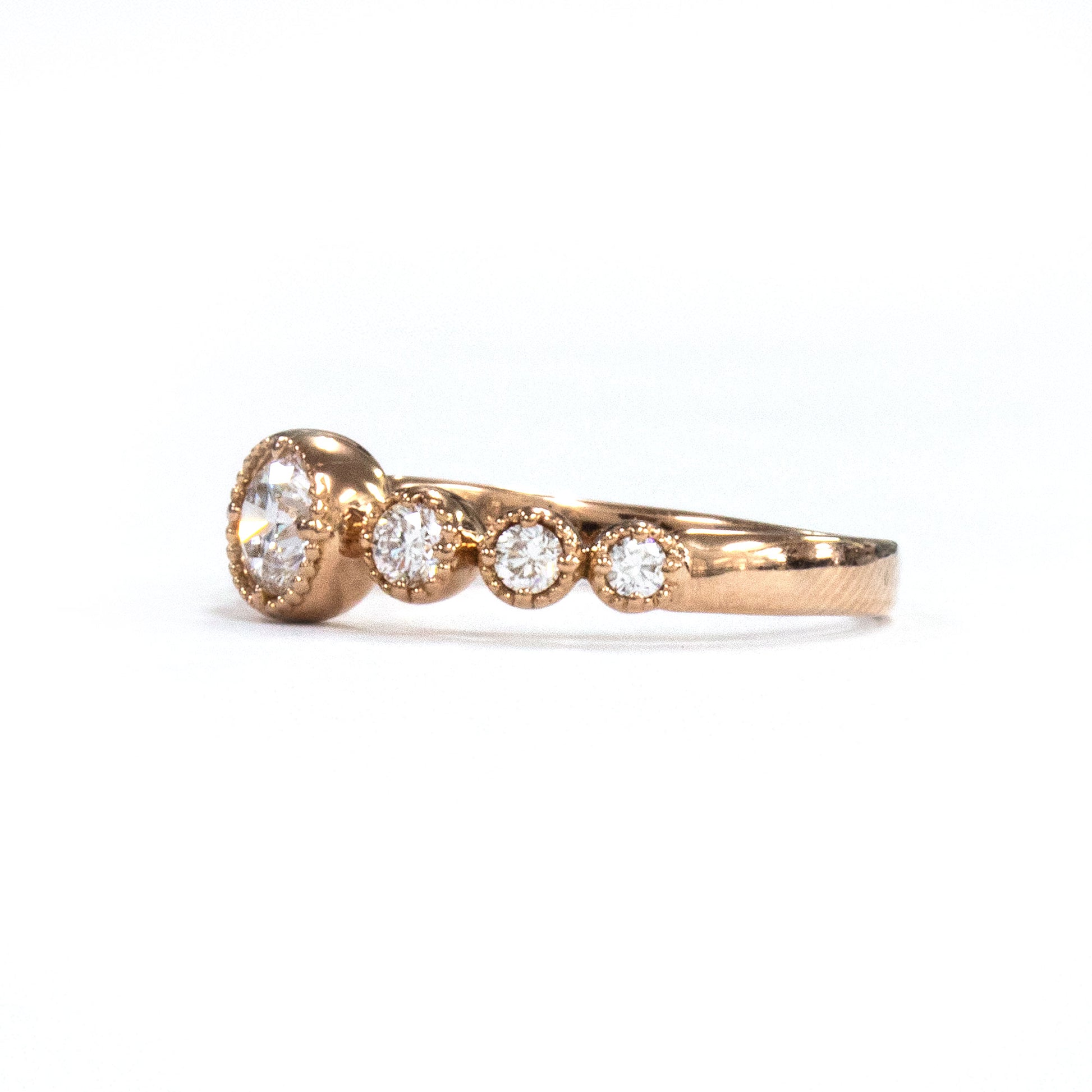 K18ピンクゴールドダイヤモンドリング – Re:jewelry（リジュエリー）