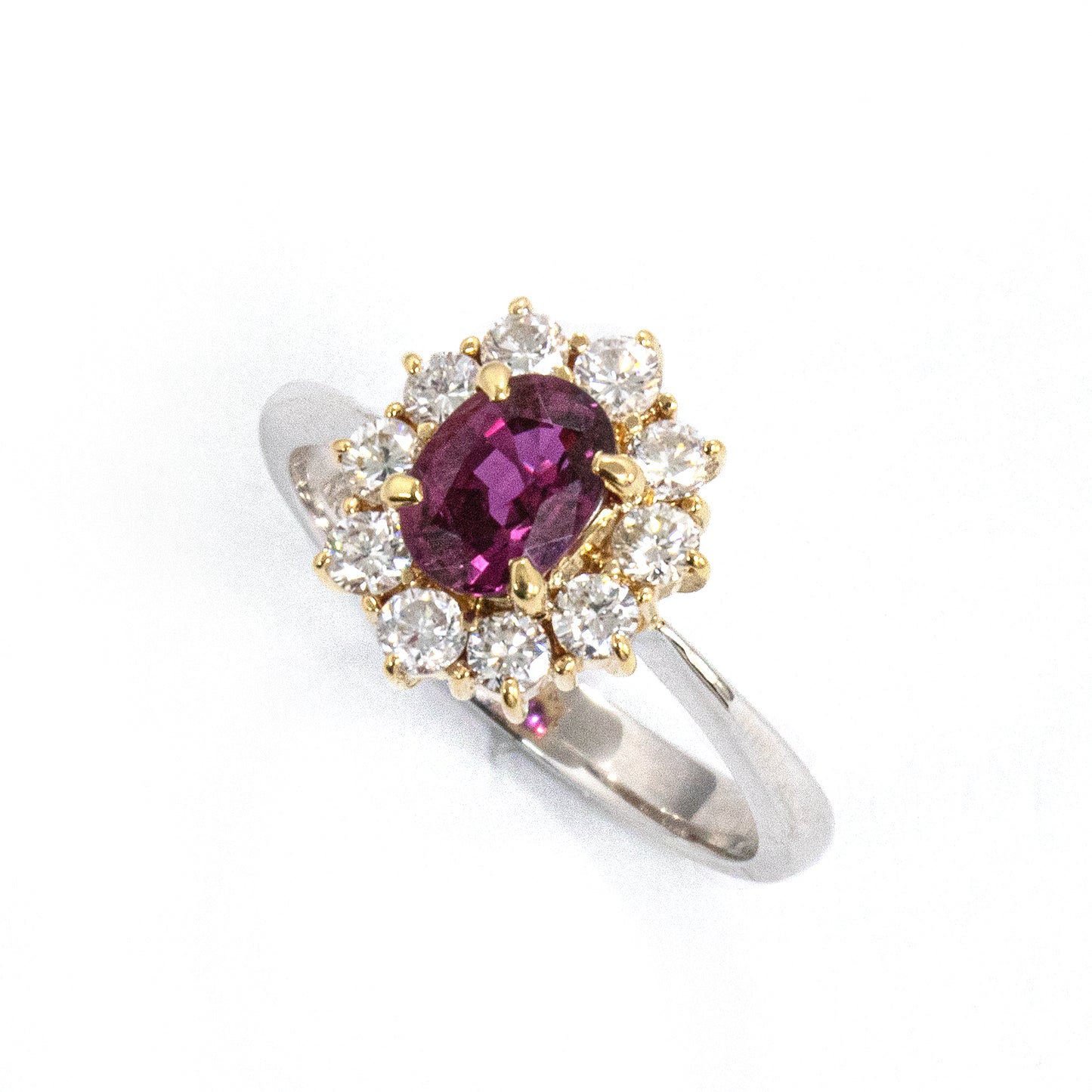 プラチナ／K18イエローゴールドコンビルビーリング