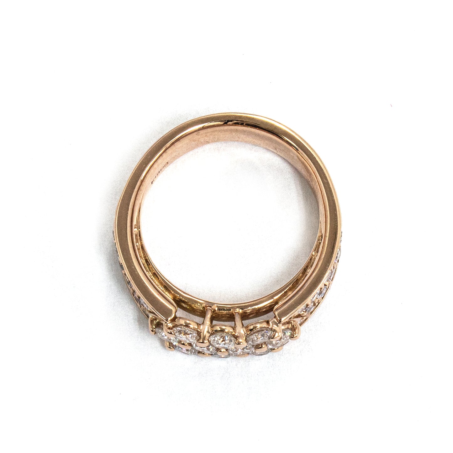 K18ピンクゴールドダイヤモンドリング