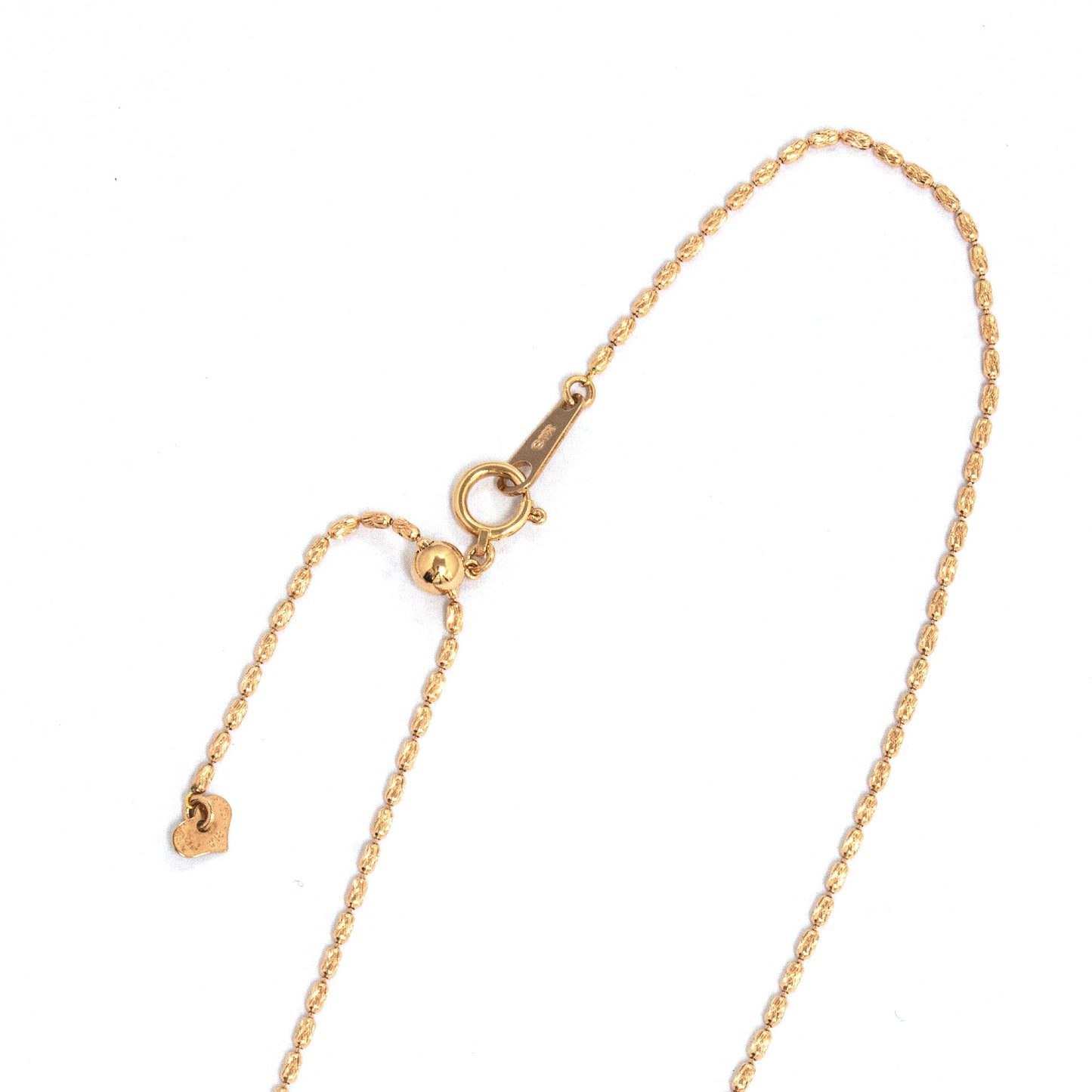 K18ピンクゴールドダイヤモンドペンダント